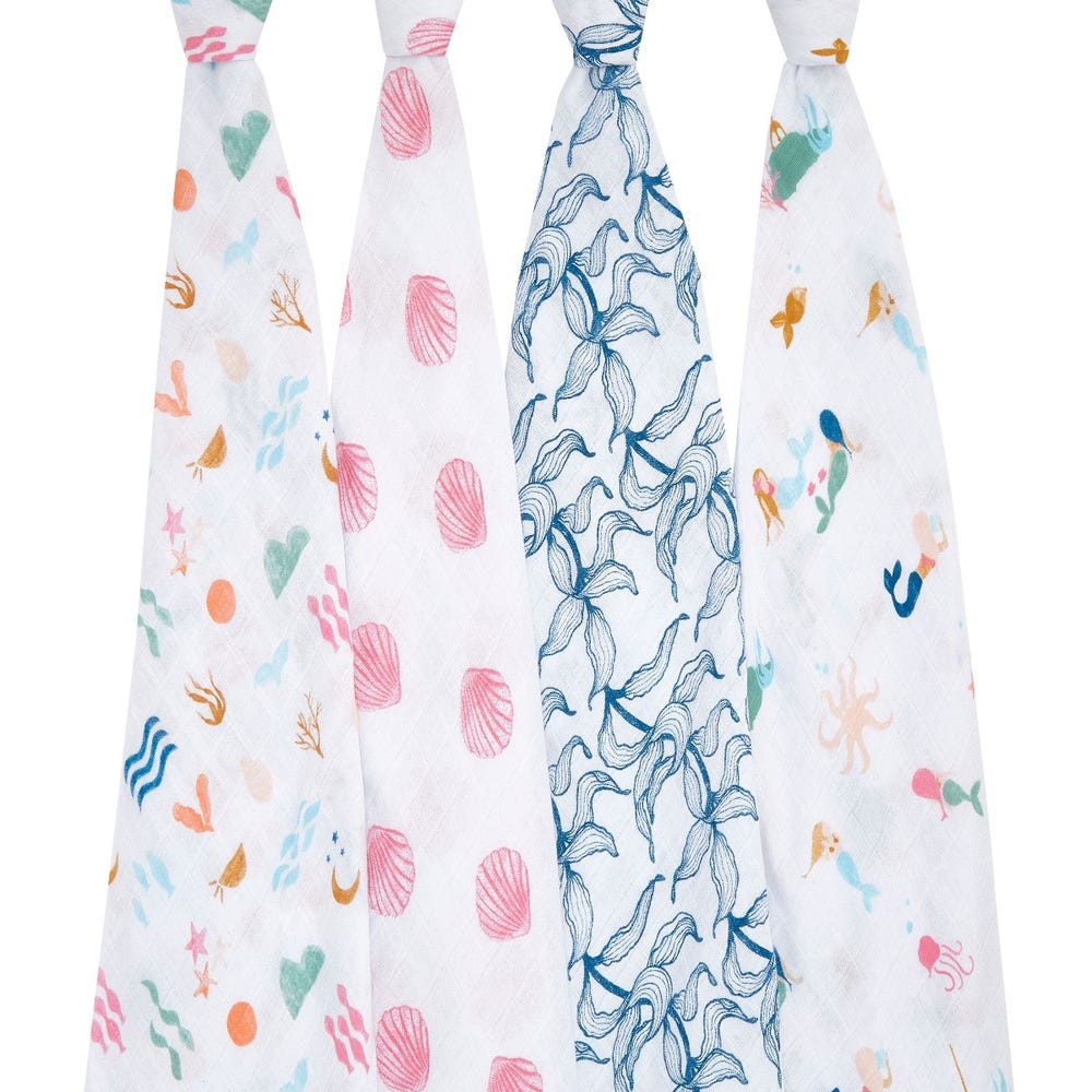 Swaddle Blankets – 4 Pack