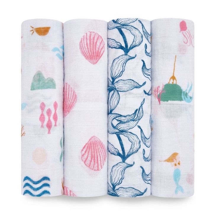 Swaddle Blankets 4 Pack The Care Connection
