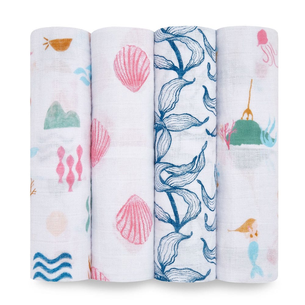 Swaddle Blankets – 4 Pack