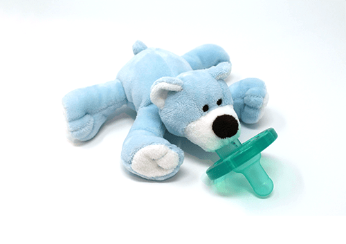 blue bear wubbanub pacifier
