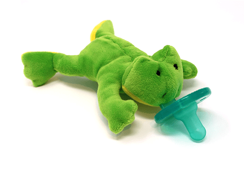 green frog wubbanub pacifier