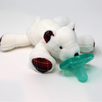 polar bear wubbanub pacifier
