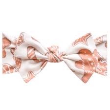 Copper Pearl Headband Bow